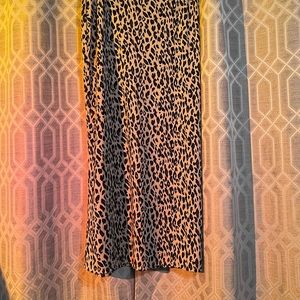 Vintage Midi/Maxi leopard skirt